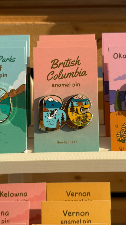 British Columbia - BC Enamel Pin ✨