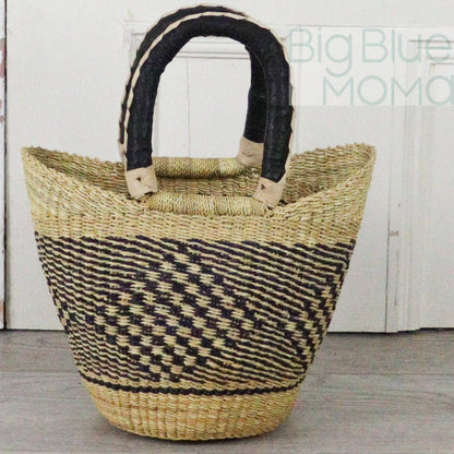 Big Blue Moma U Shopper Small - Natural Palette