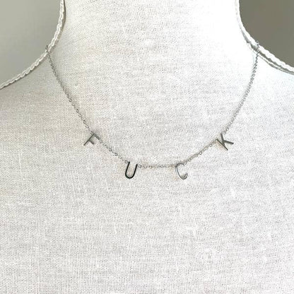 Royce and Oak Swear Word Necklace - Gold