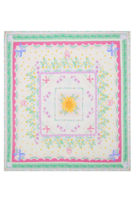 Flatlay of Kulani Kinis Essential Bandana in Pretty Primrose floral print