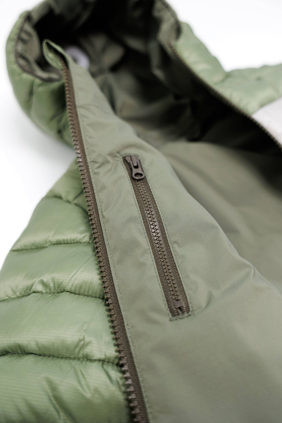KidORCA Porteau Reversible Waterproof Puffer Jacket - Dusty Olive, additional product photograph 8