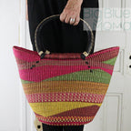 Big Blue Moma U Shopper Large - Traditional Palette