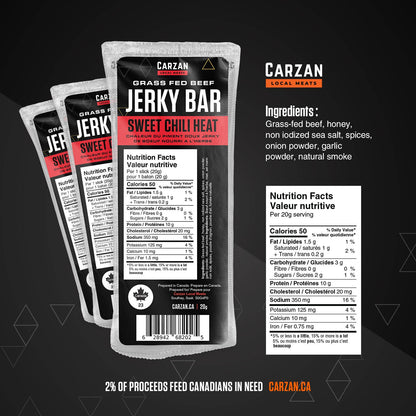Carzan Sweet Chili Heat Jerky Bar
