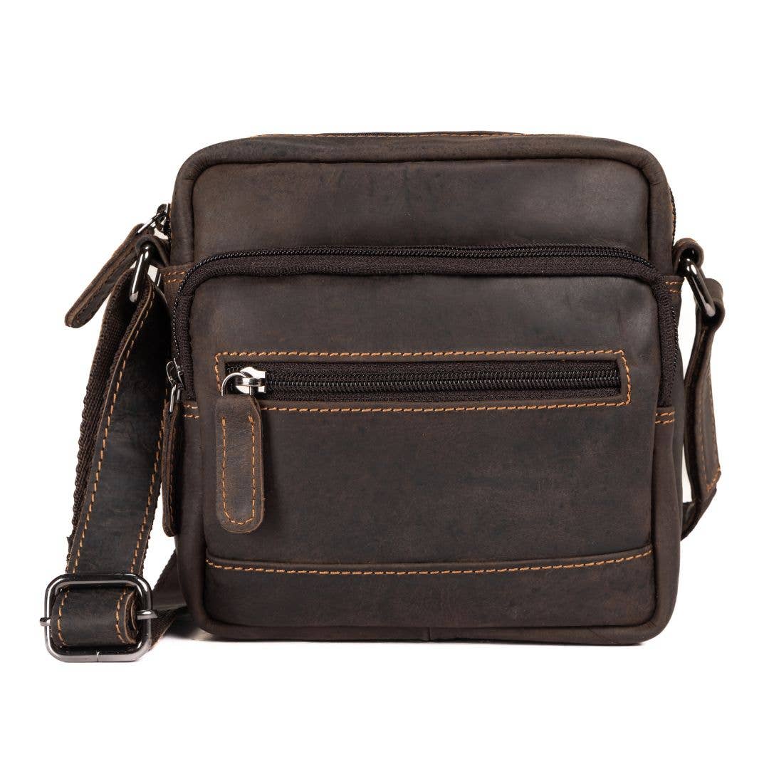 Greenwood Leather Shoulder Bag - Oliver Brown
