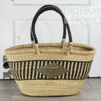 Big Blue Moma Bolga Basket - Special Shopper Large - Natural Palette