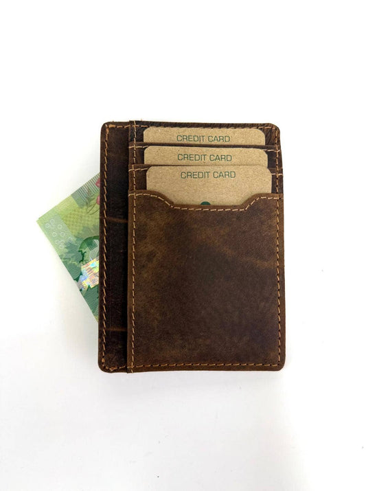 Greenwood Leather Card Case – Slim, Stylish & Practical