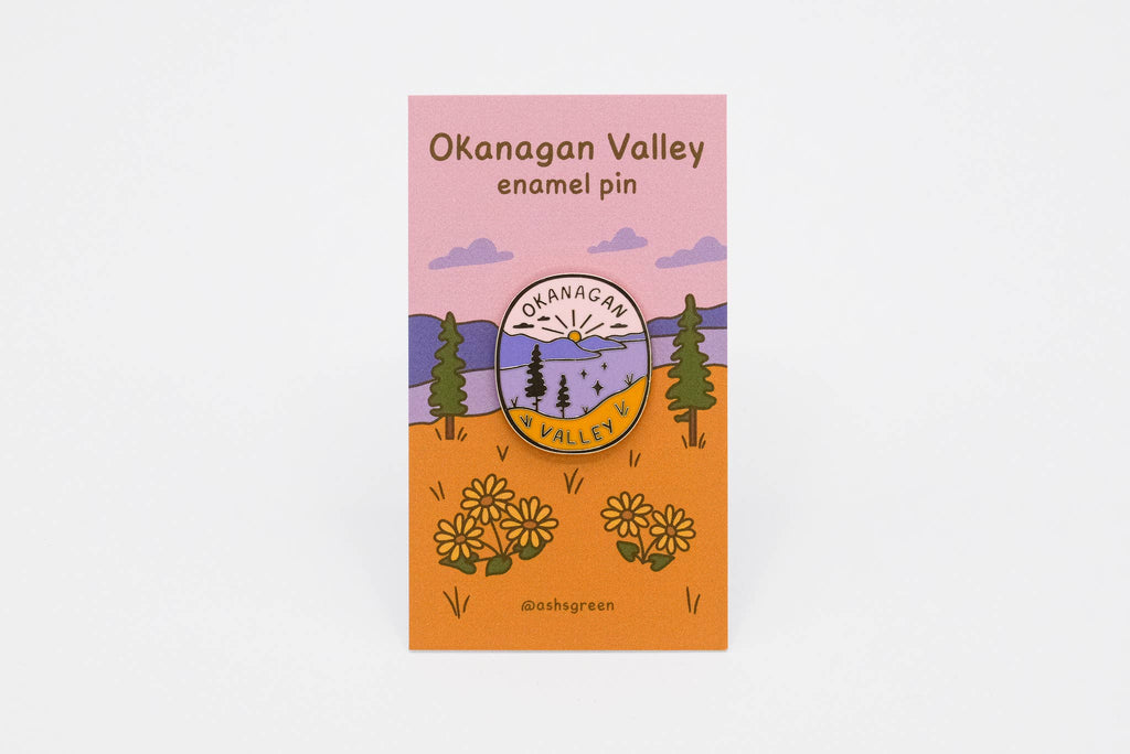 Okanagan Valley - enamel pin ✨