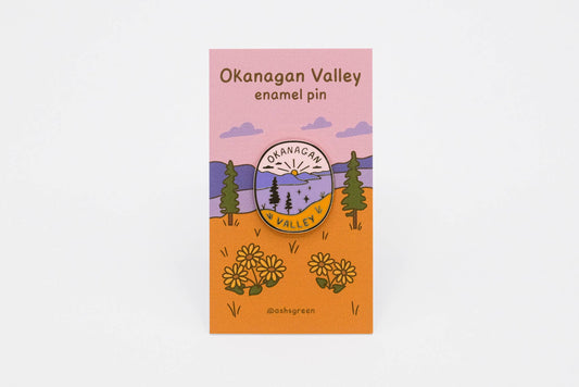 Okanagan Valley - enamel pin ✨