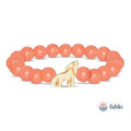 Fahlo The Scout wolf tracking bracelet in Sunrise Glow