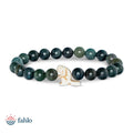 Fahlo The Swing golden monkey tracking bracelet in Oasis
