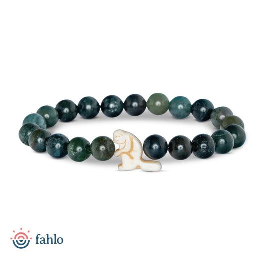 Fahlo The Swing golden monkey tracking bracelet in Oasis