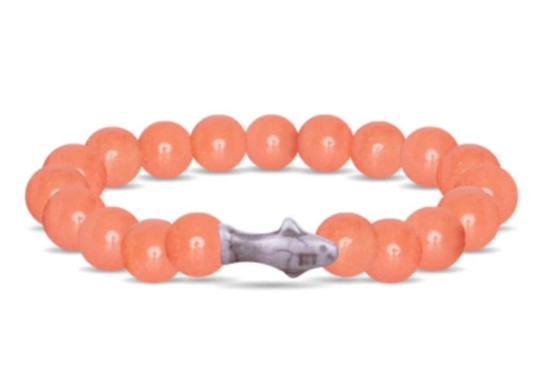 Fahlo The Voyage shark tracking bracelet in Sunrise Glow