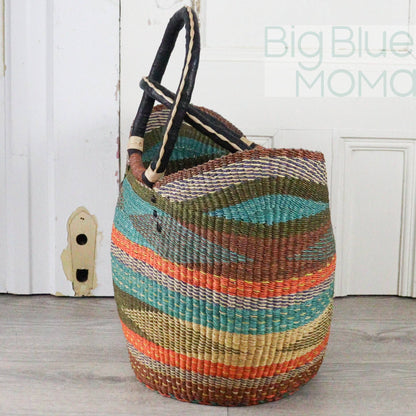 Big Blue Moma U Shopper Large - Traditional Palette