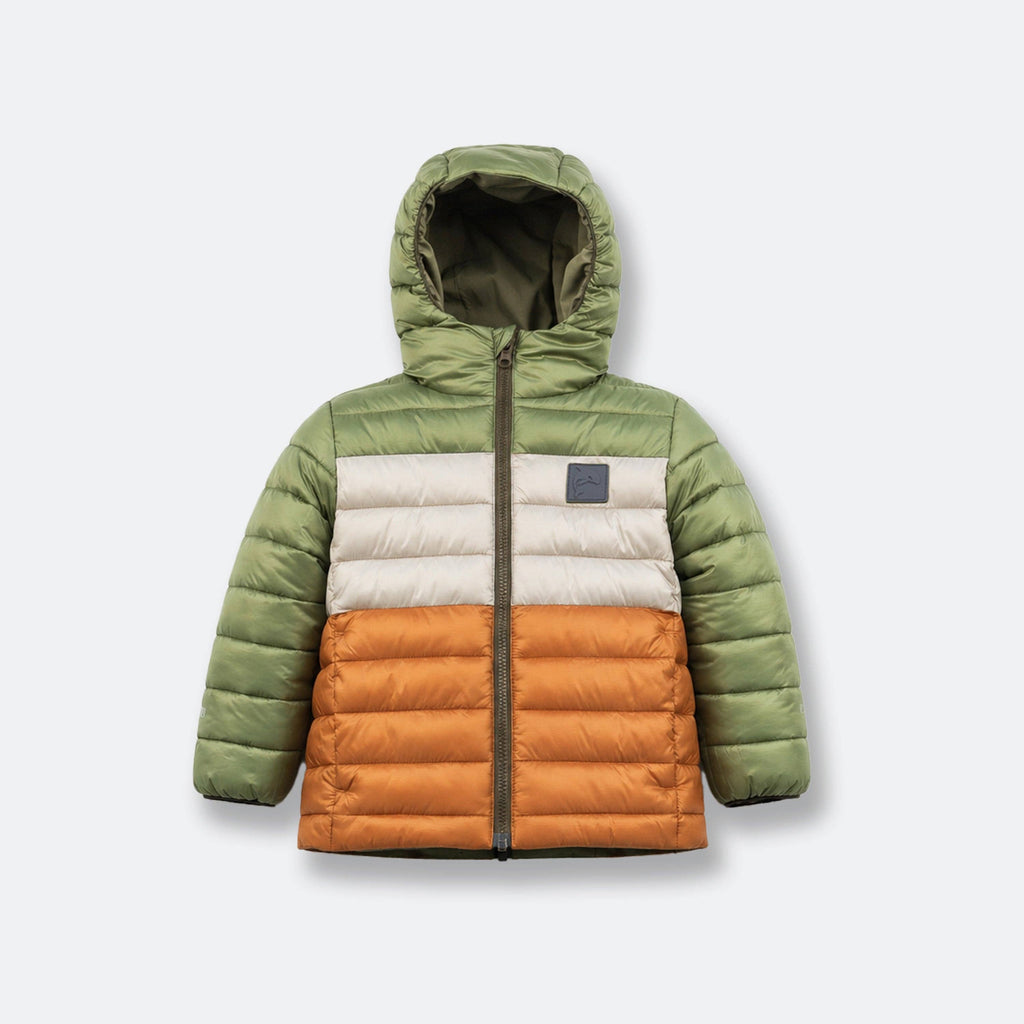 KidORCA Porteau Reversible Waterproof Puffer Jacket - Dusty Olive, additional product photograph 2