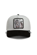 Goorin Bros Suede Tiger trucker cap in Digital and Void with embroidered tiger patch