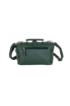 Greenwood Leather Bella doctor bag in Olive Green — back and adjustable strap