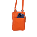 Greenwood Leather Oslo Compact Crossbody in Orange