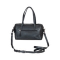 Greenwood Leather Stella Noir Boston handbag in Black full-grain leather