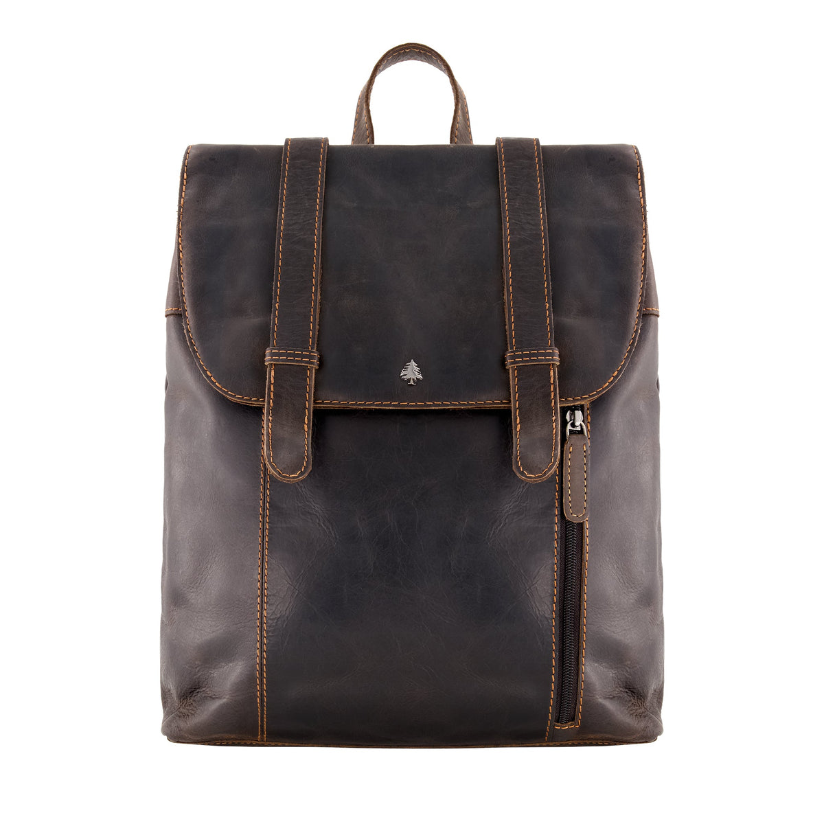 Greenwood Leather Verona convertible backpack tote in Brown