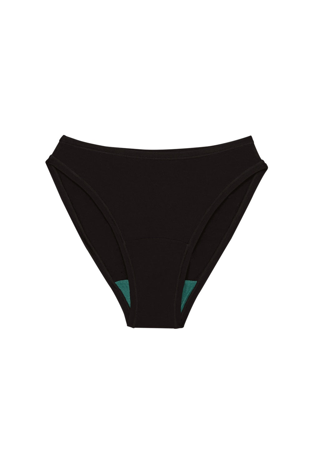 Huha High Rise Mineral Bikini - Black front product view