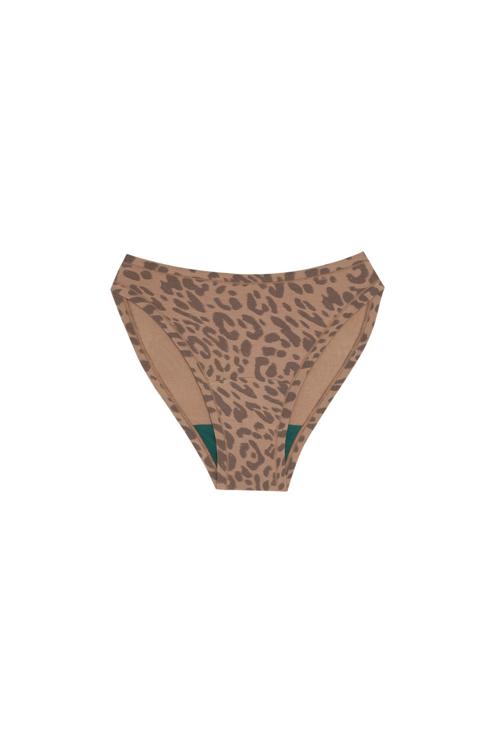Huha High Rise Mineral Bikini - Leopard Tan front product view