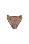 Huha High Rise Mineral Bikini - Leopard Tan front product view