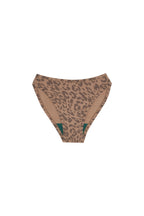 Huha High Rise Mineral Bikini - Leopard Tan front product view