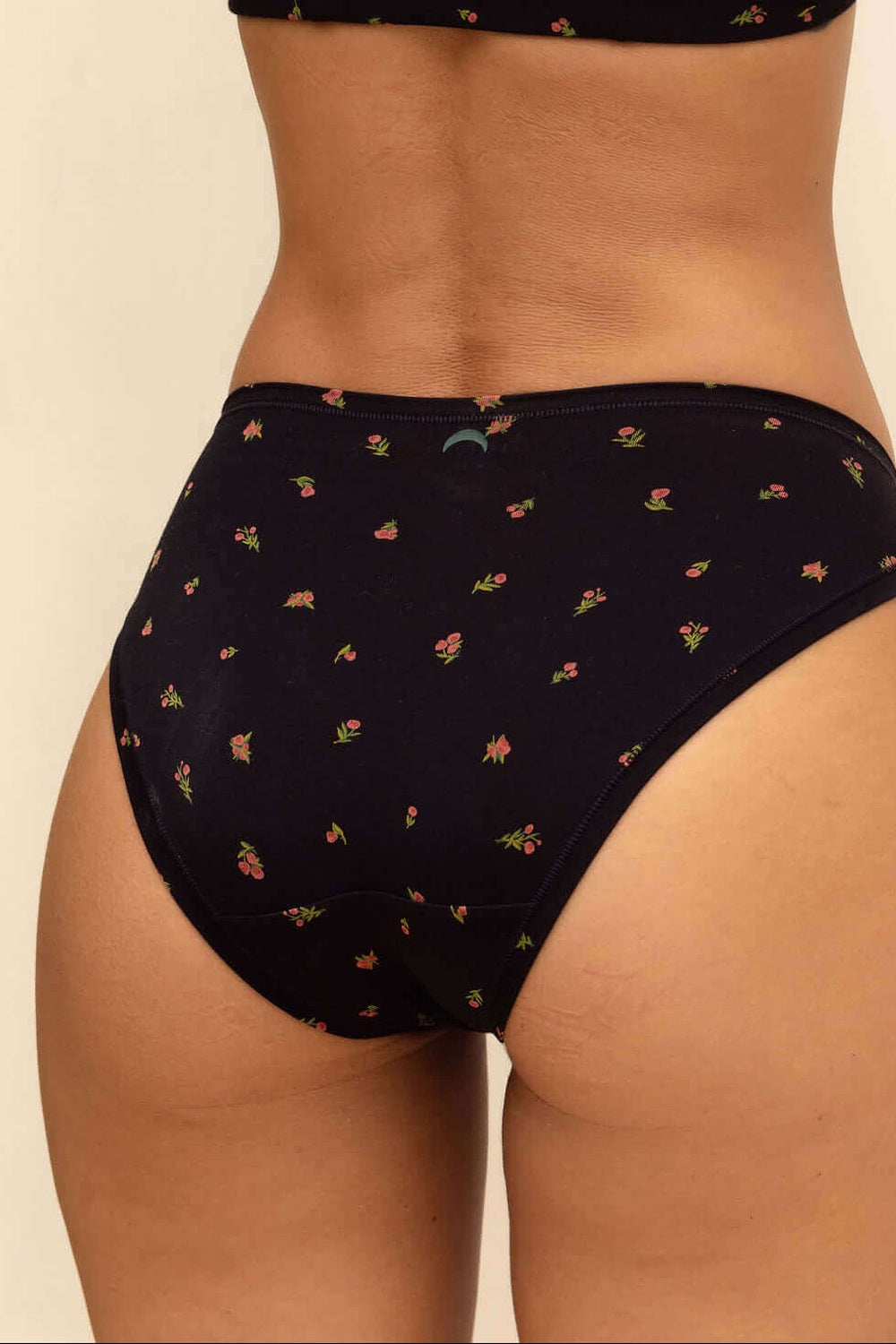 Huha High Rise Mineral Bikini - Midnight Rose in Midnight Rose, official Huha product view