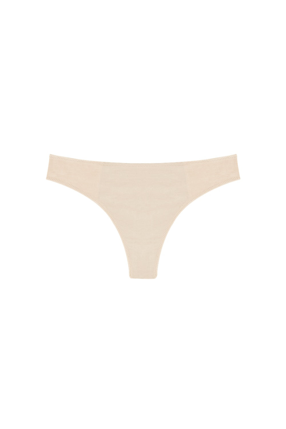 Huha Low Profile Thong - Beige front product view
