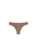 Huha Low Profile Thong - Leopard Tan front product view