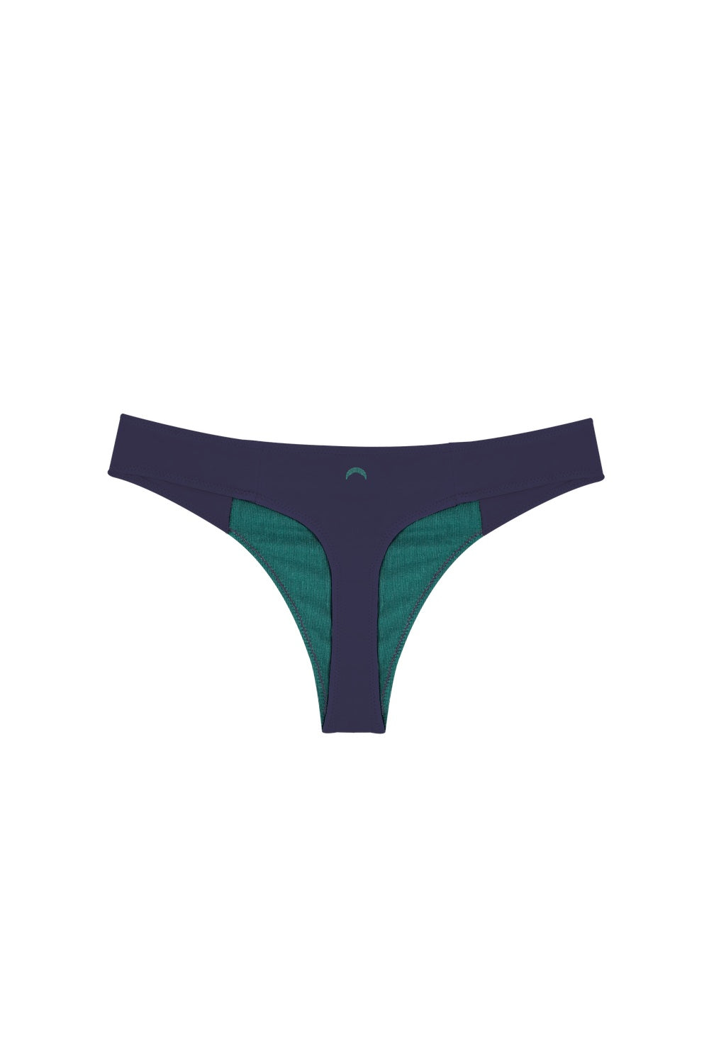 Huha Low Profile Thong - Navy front product view