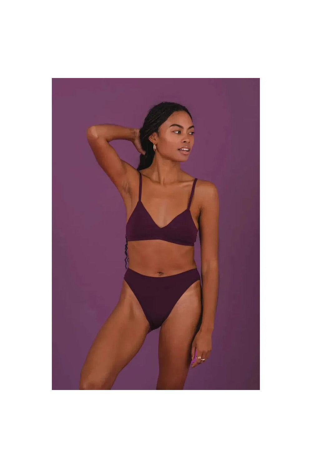 Huha Mineral Bikini underwear in Plum