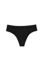 Huha Mineral Thong - Black front product view