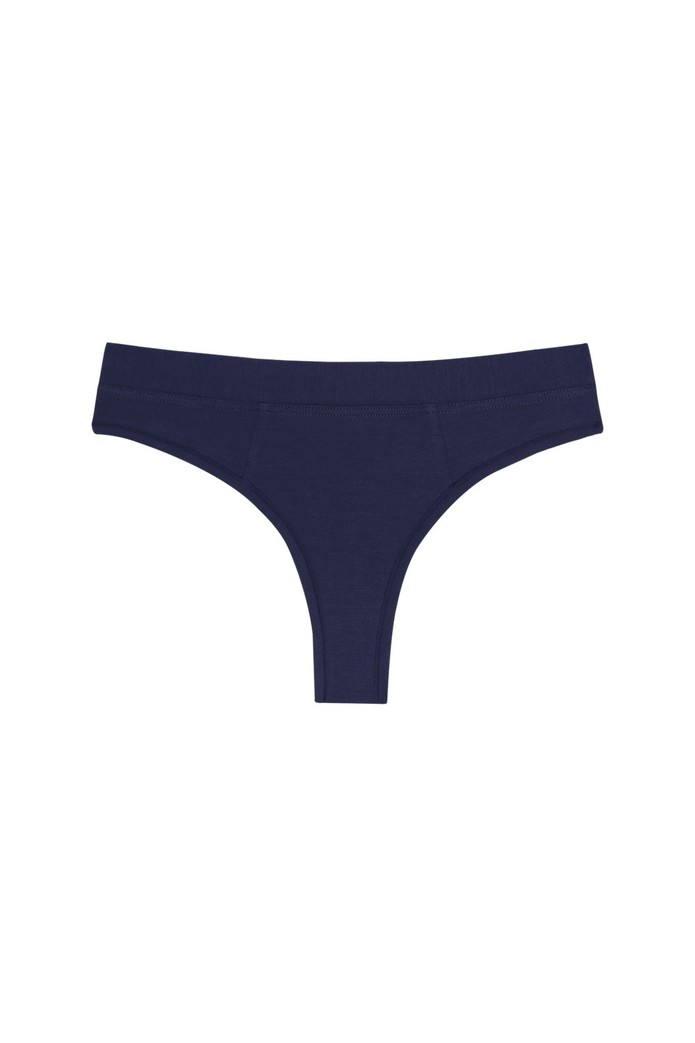 Huha Mineral Thong - Navy front product view