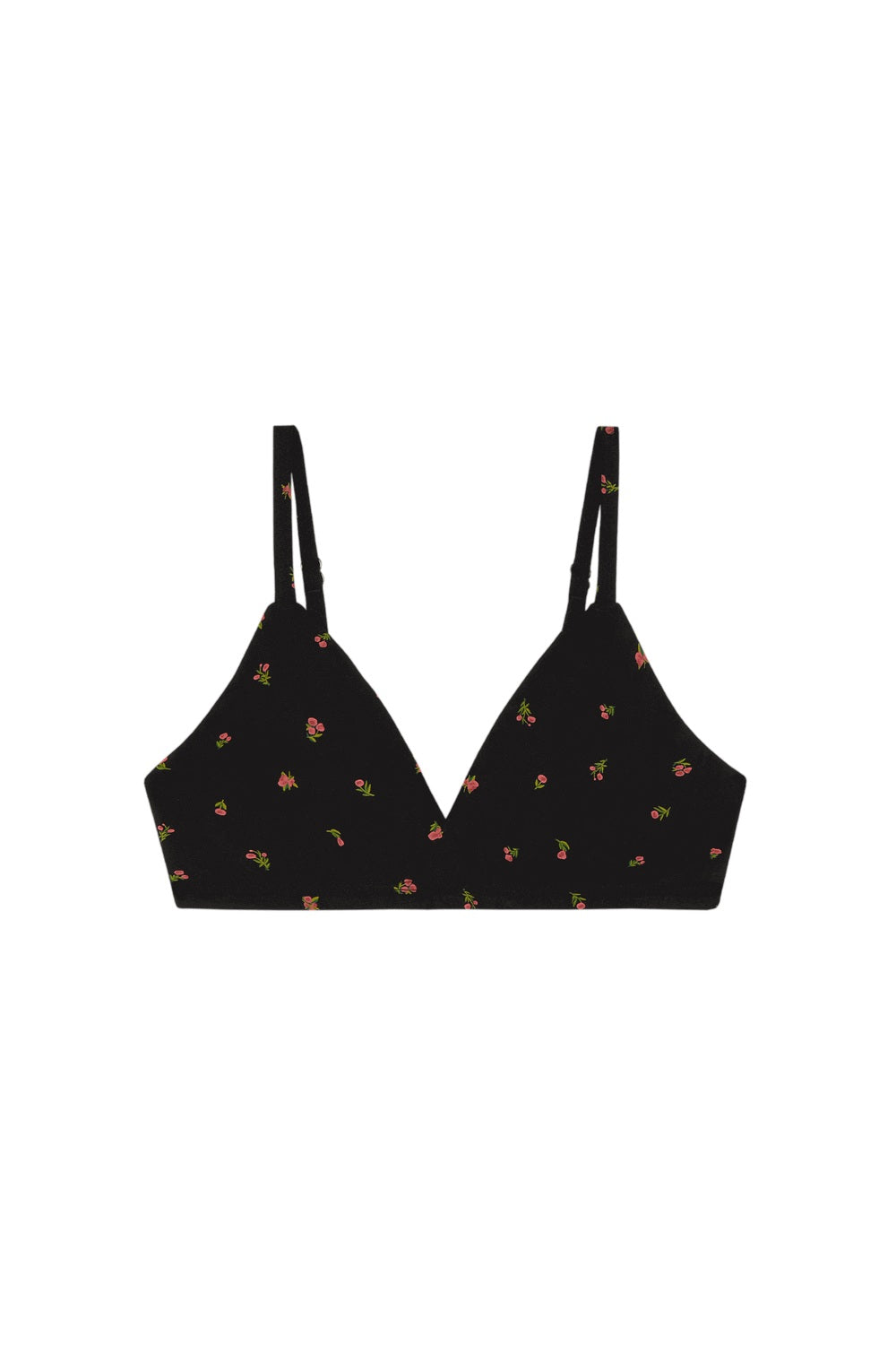 Huha Mineral Triangle Bra - Midnight Rose front product view