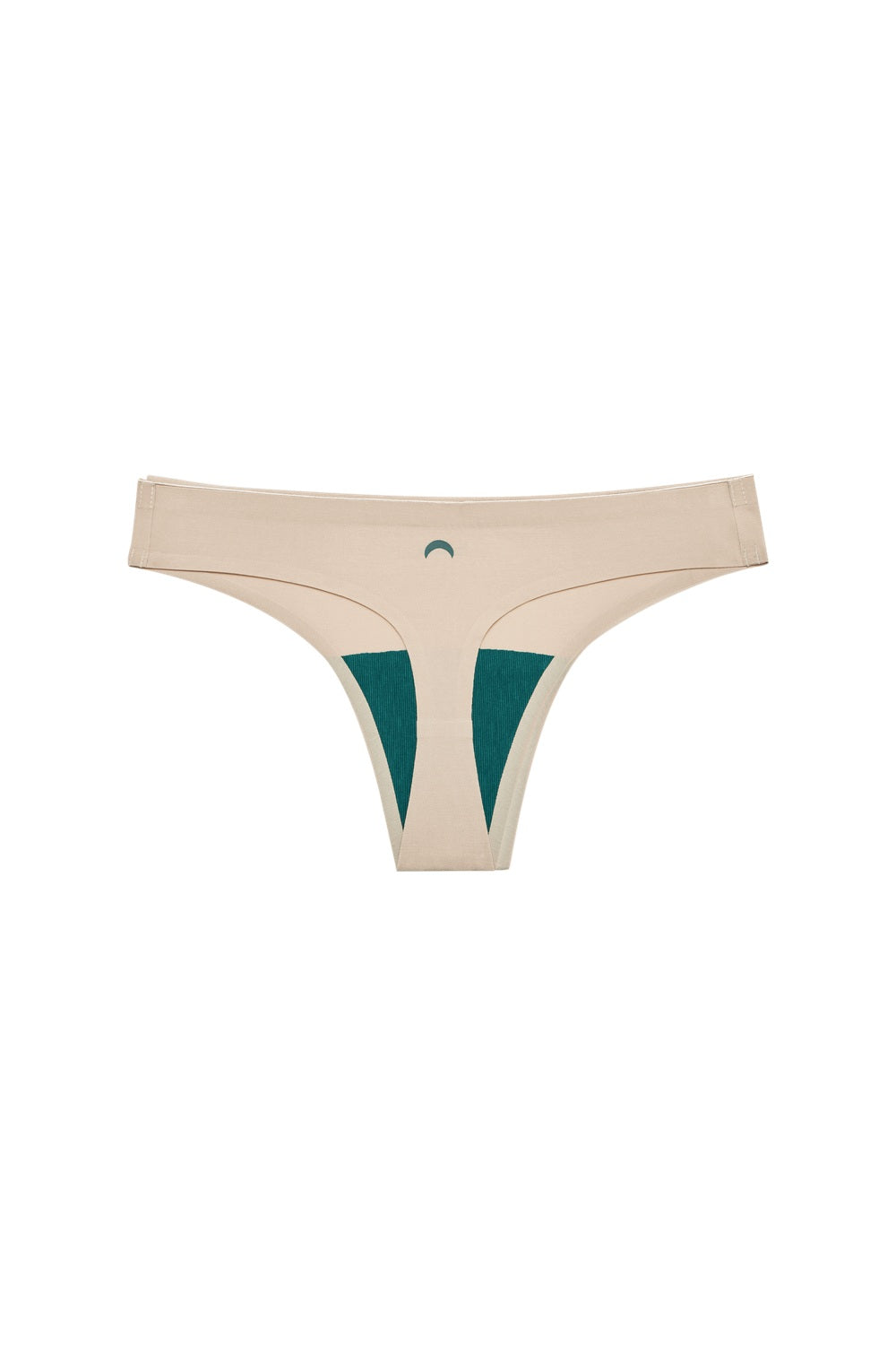 Huha Seamless Low-Mid Rise Thong - Beige front product view