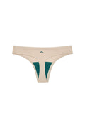 Huha Seamless Low-Mid Rise Thong - Beige front product view