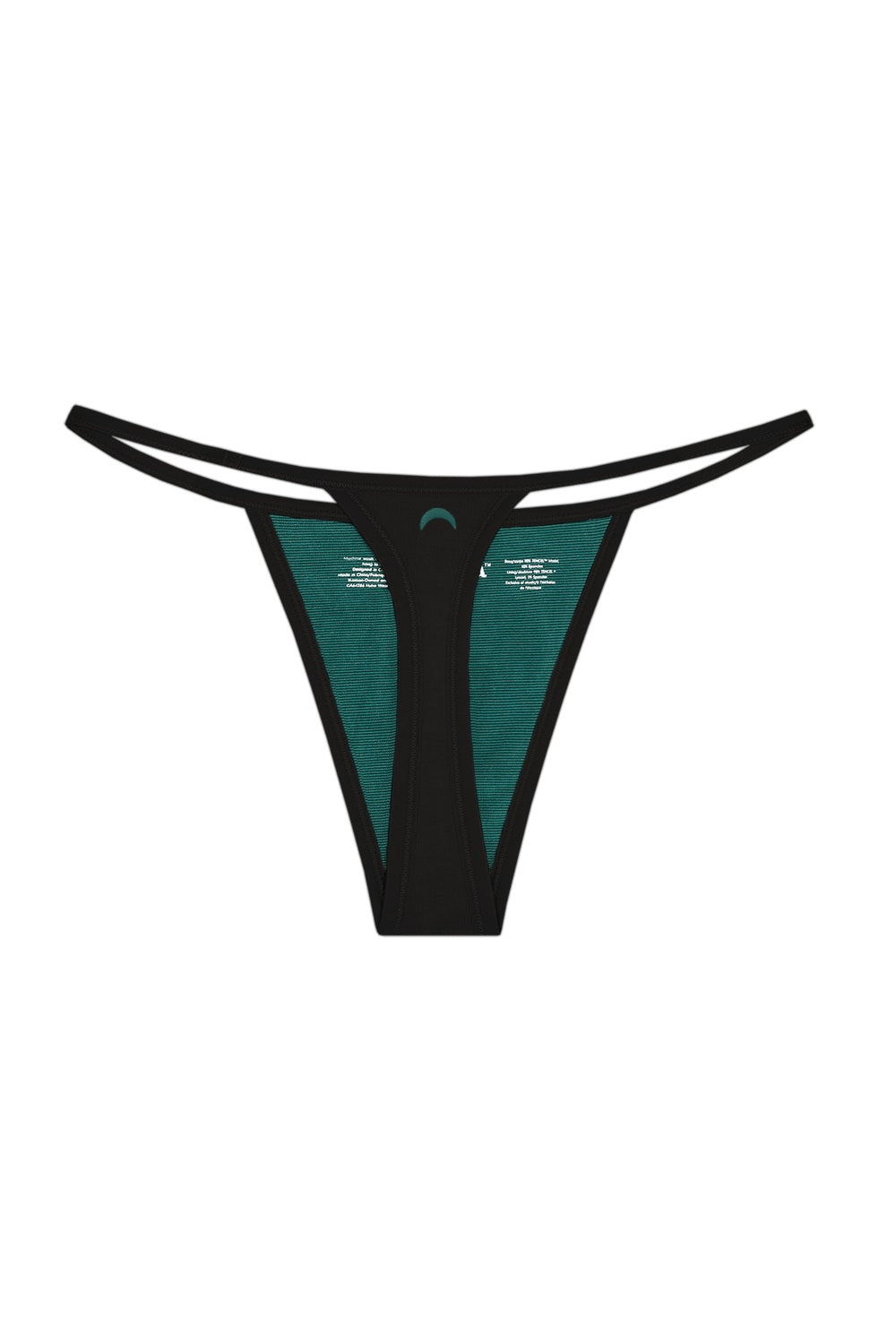 Huha String Thong 2.0 - Black front product view