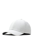 melin A-Game Icon Hydro performance snapback hat in White with tonal front icon