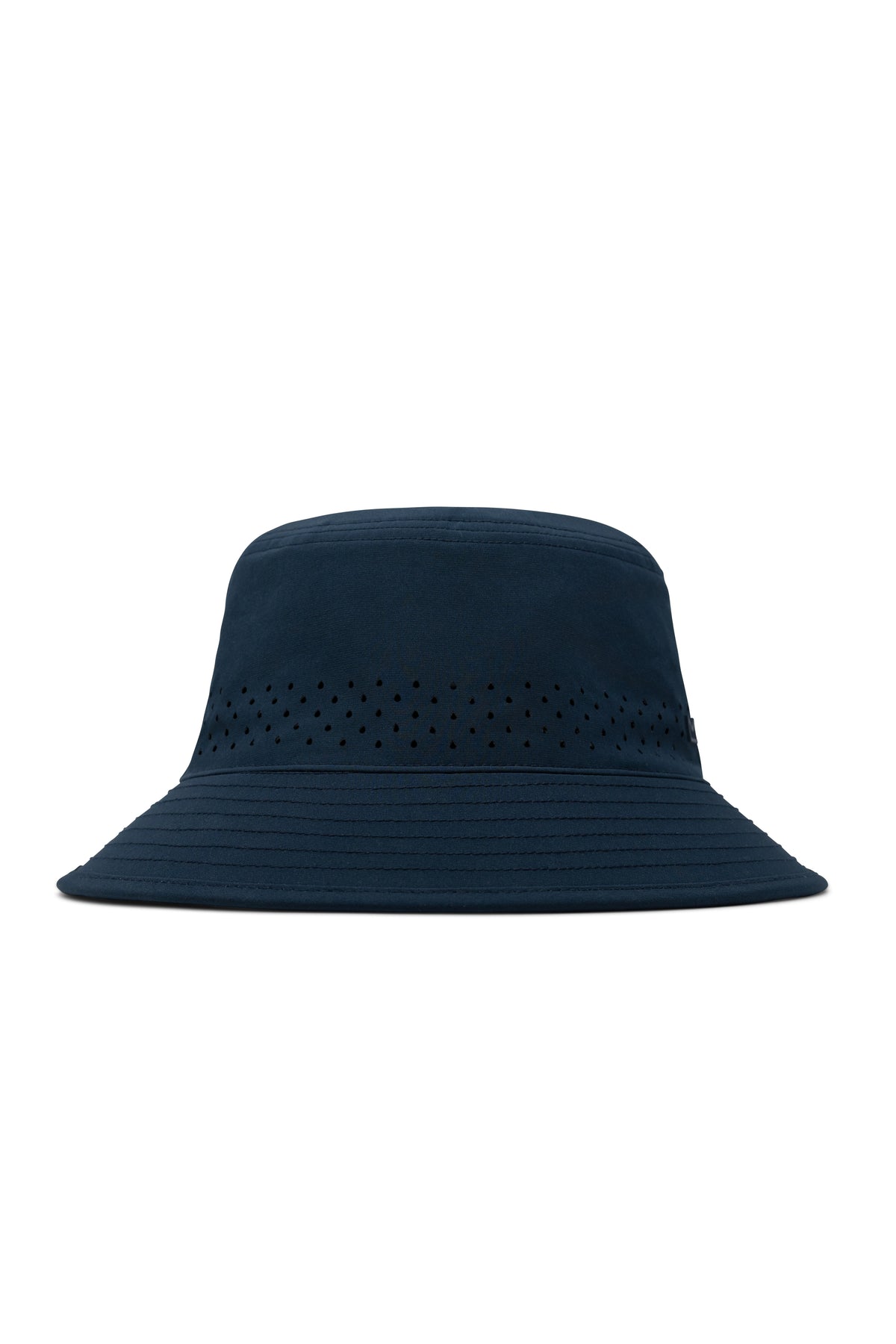 melin Caddy Hydro performance bucket hat in Navy with ventilated crown