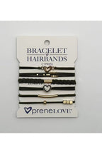preneLOVE Bracelet Hair Bands - Tree Collection in Cypress - Olive Green & Gold