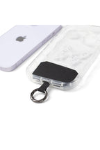 preneLOVE Ajax Vegan Phone Crossbody Chain in Black & Black Chain