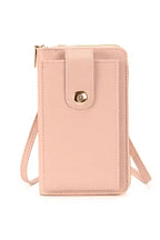preneLOVE Solina Vegan Leather Phone Bag in Pink
