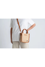 preneLOVE Kelso Raffia Crossbody in Cognac