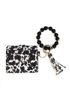 preneLOVE Calgary Vegan Leather Bracelet Card Case in Cow Scalloped