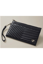 preneLOVE Aberdeen Wristlet Clutch in Black