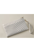 preneLOVE Aberdeen Wristlet Clutch in Cream
