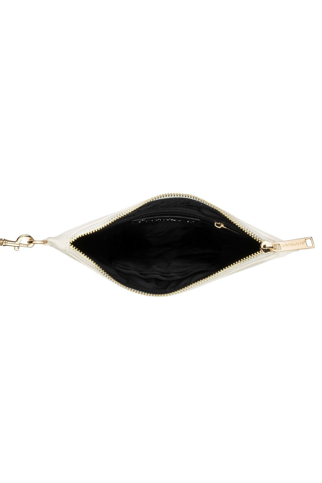 preneLOVE Aberdeen Wristlet Clutch in Cream