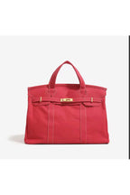 preneLOVE Wingold Large Canvas Tote in Solid Red