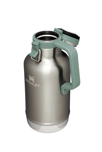 Open growler view - Stanley Classic Stainless Steel